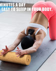 Rullo Massaggiante in Sughero Naturale – Colonna Yoga 30x10 cm per Pilates e Recupero Muscolare